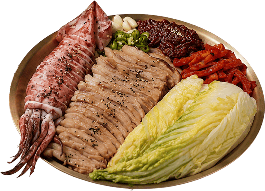 죽림보쌈칼국수